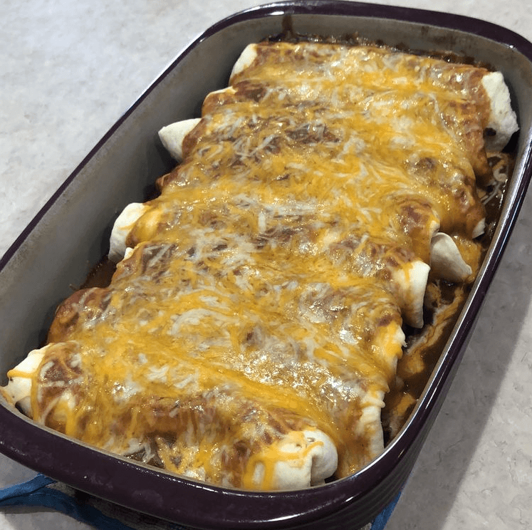 Beef and Bean Enchiladas – 99easyrecipes