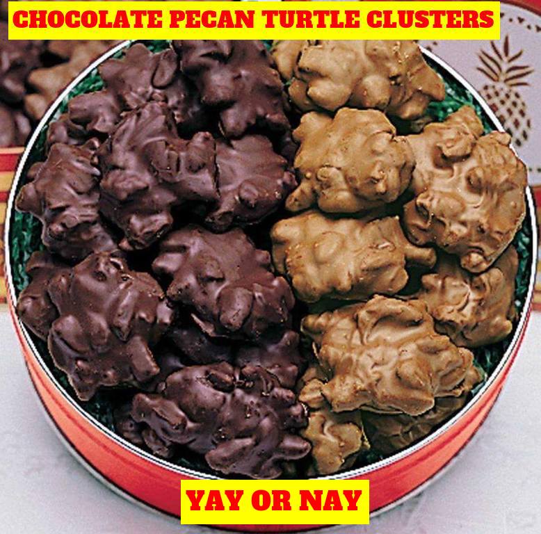 CHOCOLATE PECAN TURTLE CLUSTERS 99easyrecipes