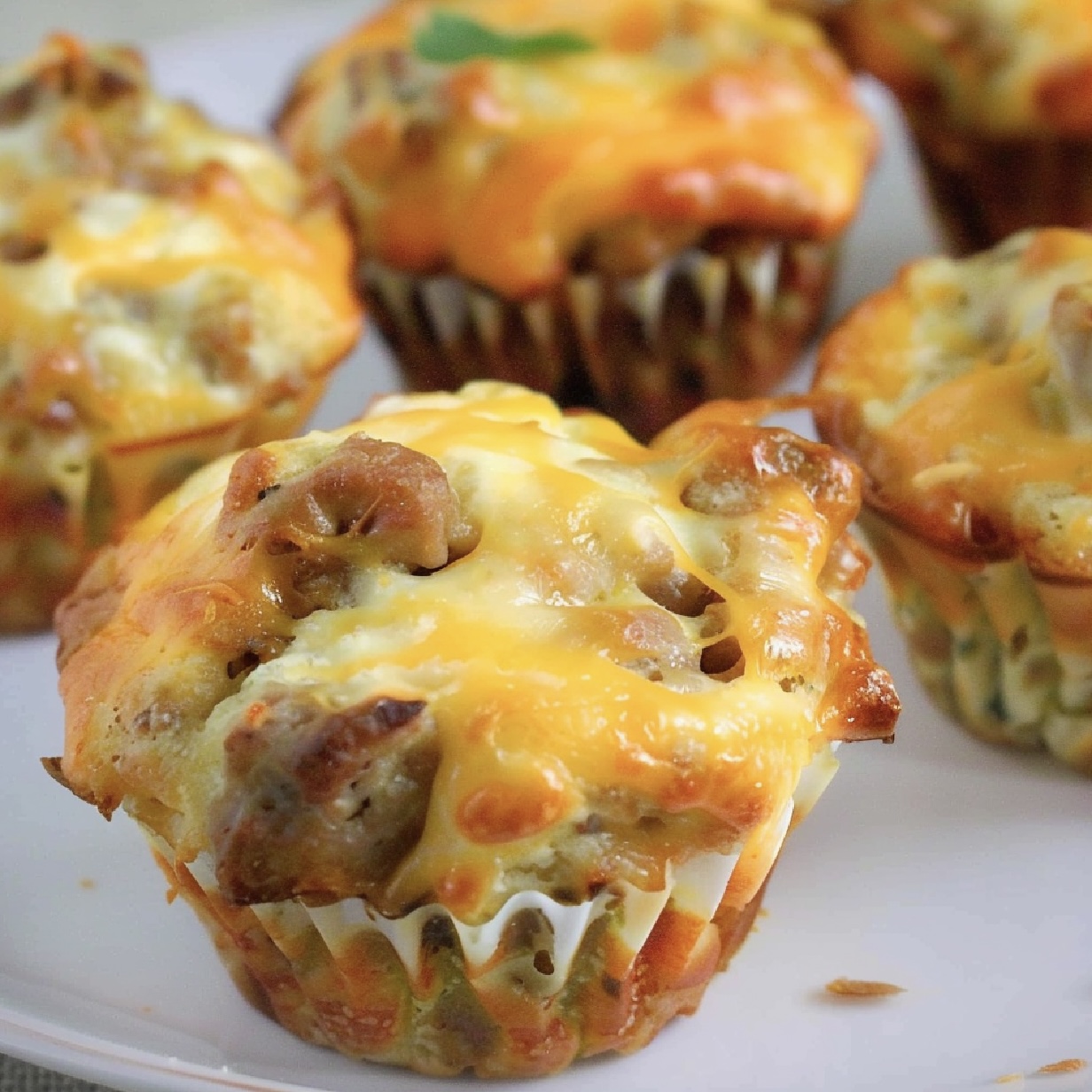 easy-sausage-breakfast-muffins-99easyrecipes