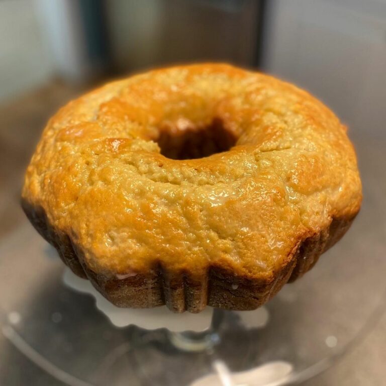 Glazed Buttermilk Donut Cake 99easyrecipes