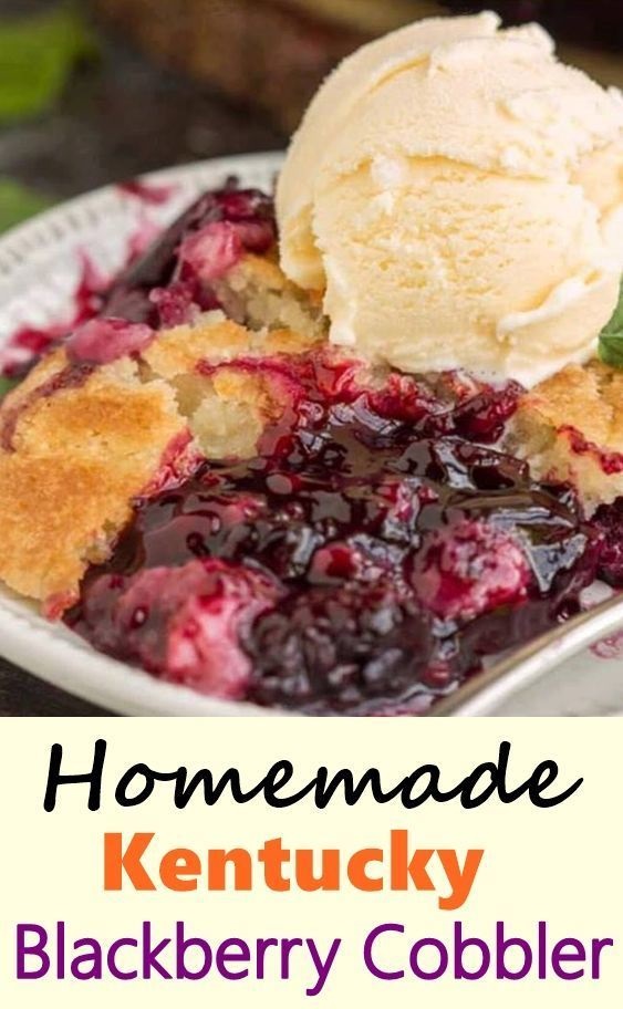 Homemade Kentucky Blackberry Cobbler – Easy Recipes