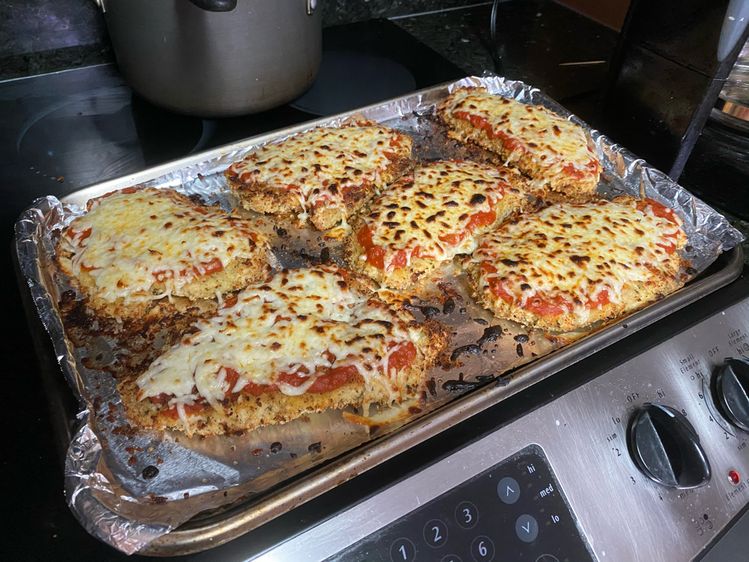 OVEN BAKED CHICKEN PARMESAN