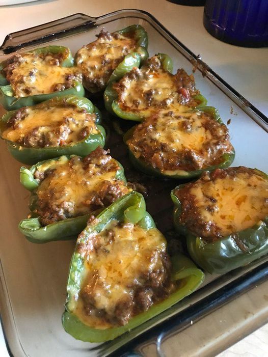 Parmesan Chicken Stuffed Peppers Recipe – 99easyrecipes