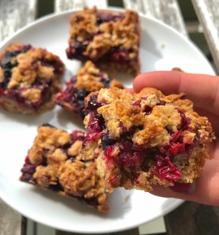 Raspberry Oatmeal Crumble Bars – 99easyrecipes