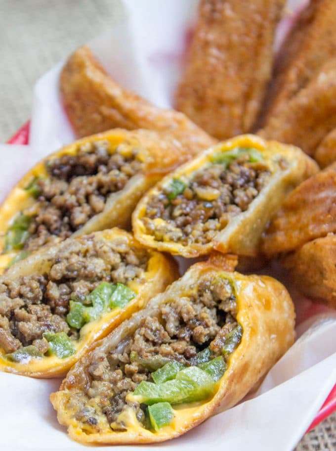 PHILLY CHEESE STEAK EGG ROLLS – 99easyrecipes
