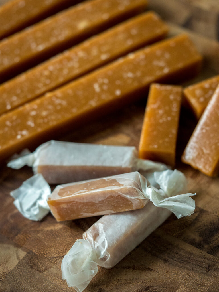 Homemade Sea Salt Vanilla Caramels 99easyrecipes