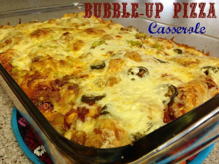 Bubble Up Pizza Casserole 99easyrecipes