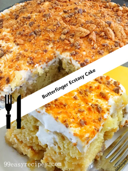 Butterfinger Ecstasy Cake 99easyrecipes