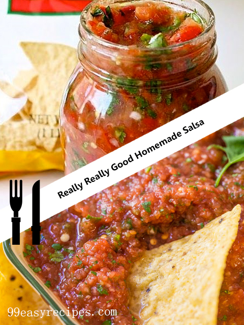 Really Really Good Homemade Salsa picture pic