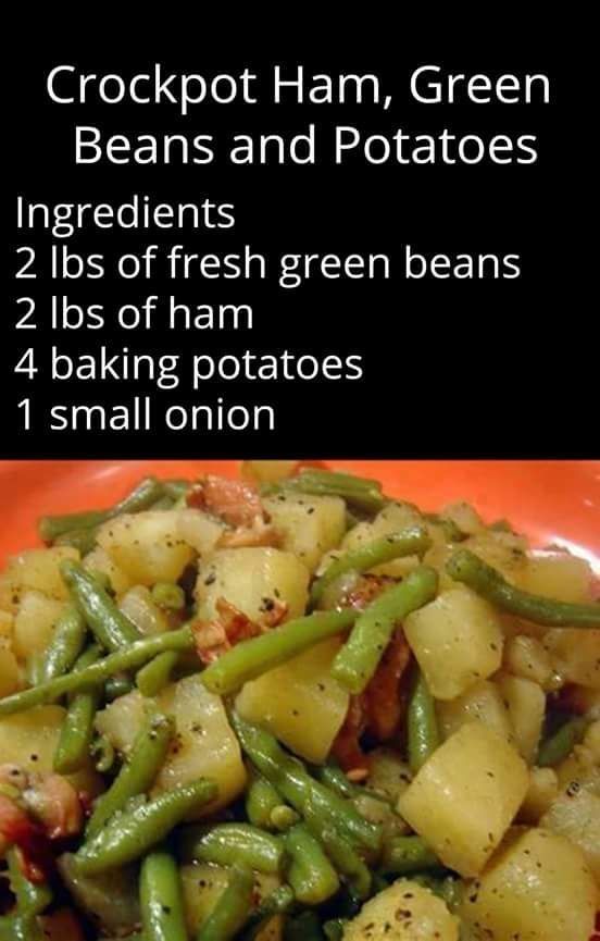beans ham potatoes crockpot amazing recipes easy advertisements