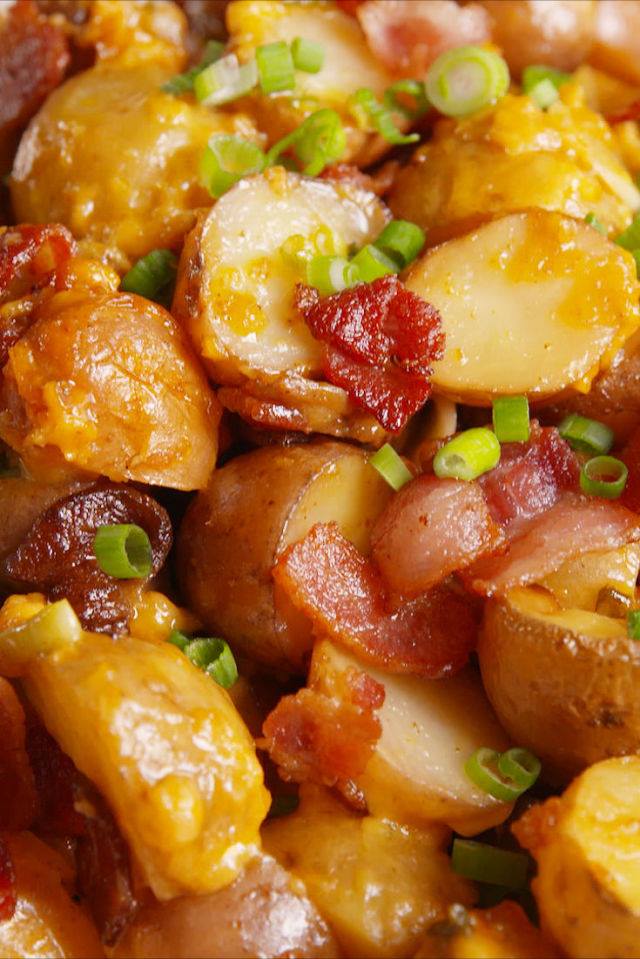 Loaded Slow-Cooker Potatoes – 99easyrecipes