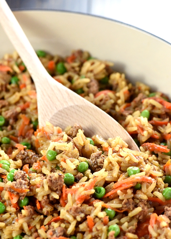 One-Pan Beefy Rice – 99easyrecipes