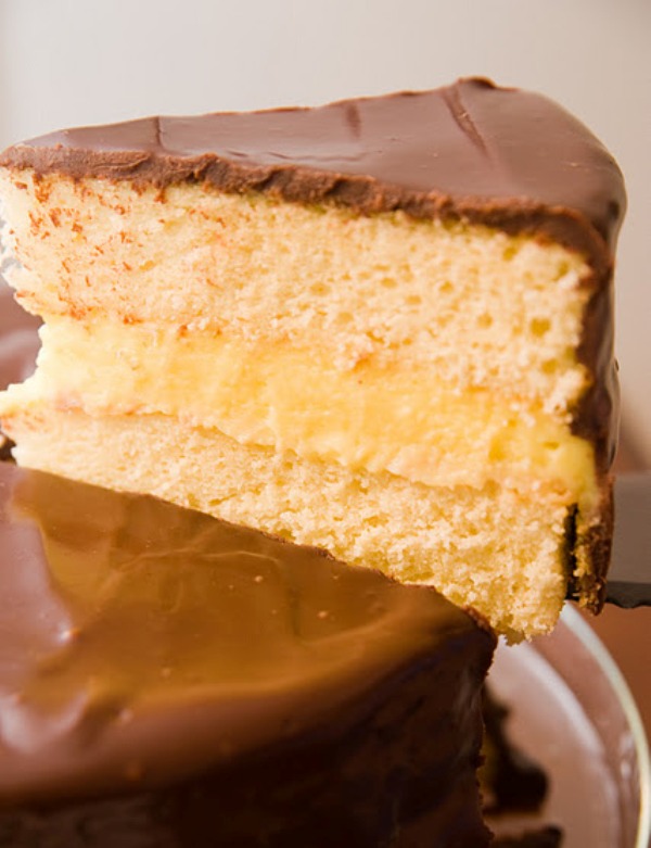 There's Nothing Bashful About This Boston Cream Pie! - Easy To Make, Sweet To Eat - 99easyrecipes