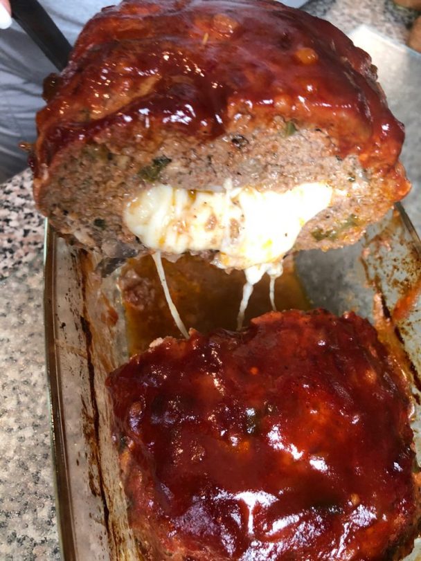 CHEESE STUFFED MEATLOAF – 99easyrecipes