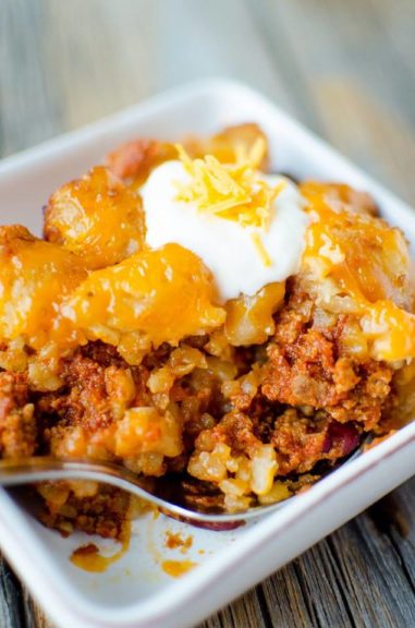 TATER TOT SLOPPY JOE CASSEROLE RECIPE – 99easyrecipes