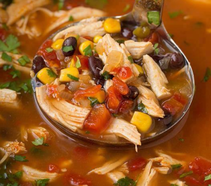 Chicken Tortilla Crockpot Soup – 99easyrecipes