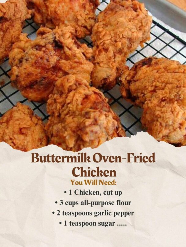 buttermilk oven fried chicken – 99easyrecipes