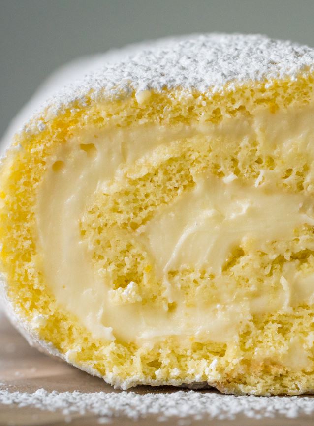 Double Lemon Swiss Roll Cake – 99easyrecipes