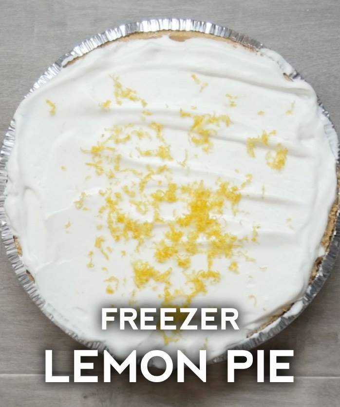Freezer Lemon Pie 99easyrecipes