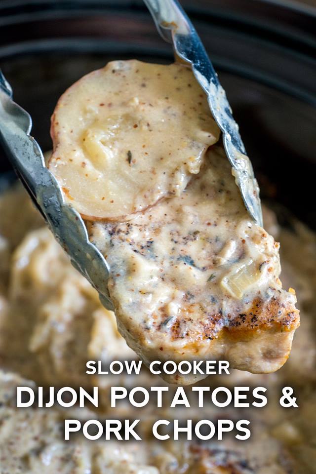 Slow Cooker Dijon Pork Chops And Potatoes – 99easyrecipes