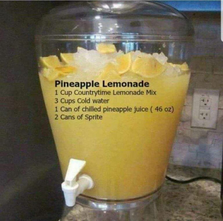 Pineapple Lemonade 99easyrecipes