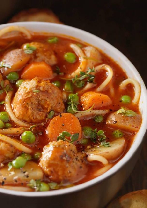 Italian Meatball Soup – 99easyrecipes