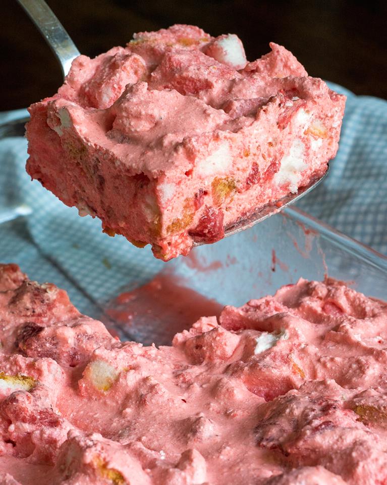 Strawberry Jello Angel Food Cake – 99easyrecipes