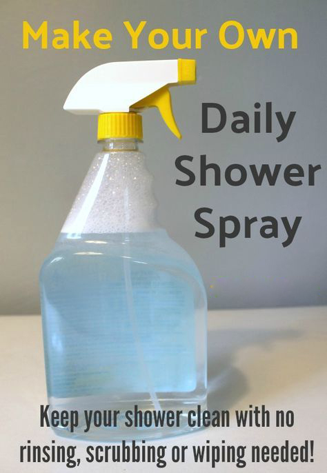 HOMEMADE DAILY SHOWER CLEANER SPRAY – Delicious recipes to cook with