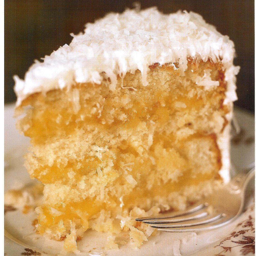 Coconut Cake with Sevenminute Frosting 99easyrecipes