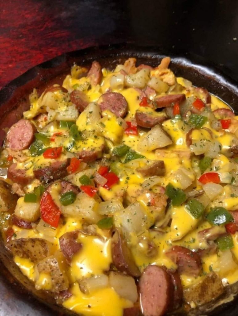 Cheese Potato & Smoked Sausage Casserole – 99easyrecipes