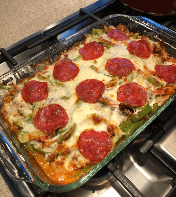 Mama’s Pizza Casserole – 99easyrecipes