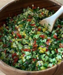 Martha Stewart’s Chopped Vegetable Salad – 99easyrecipes