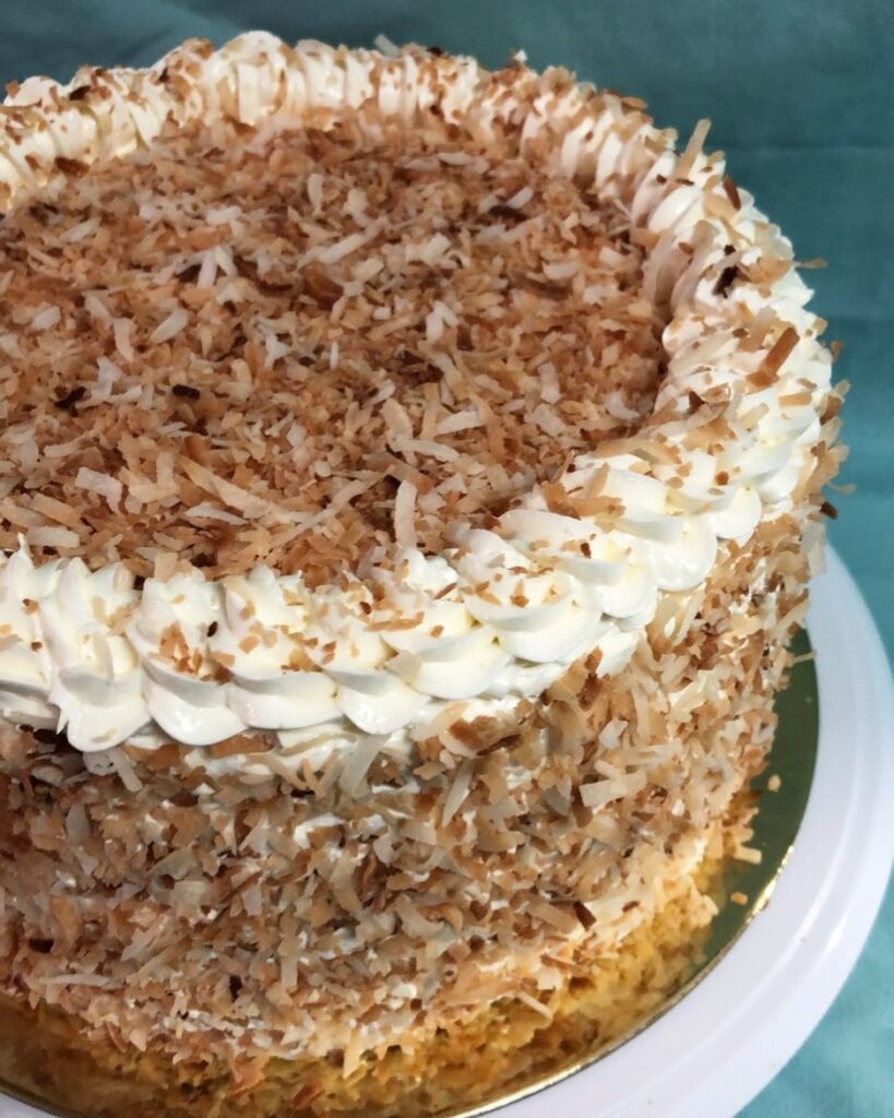 EASY SOUR CREAM COCONUT CAKE 99easyrecipes