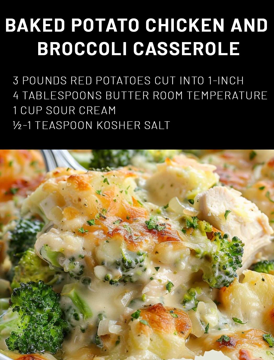 Baked Potato Chicken and Broccoli Casserole – 99easyrecipes