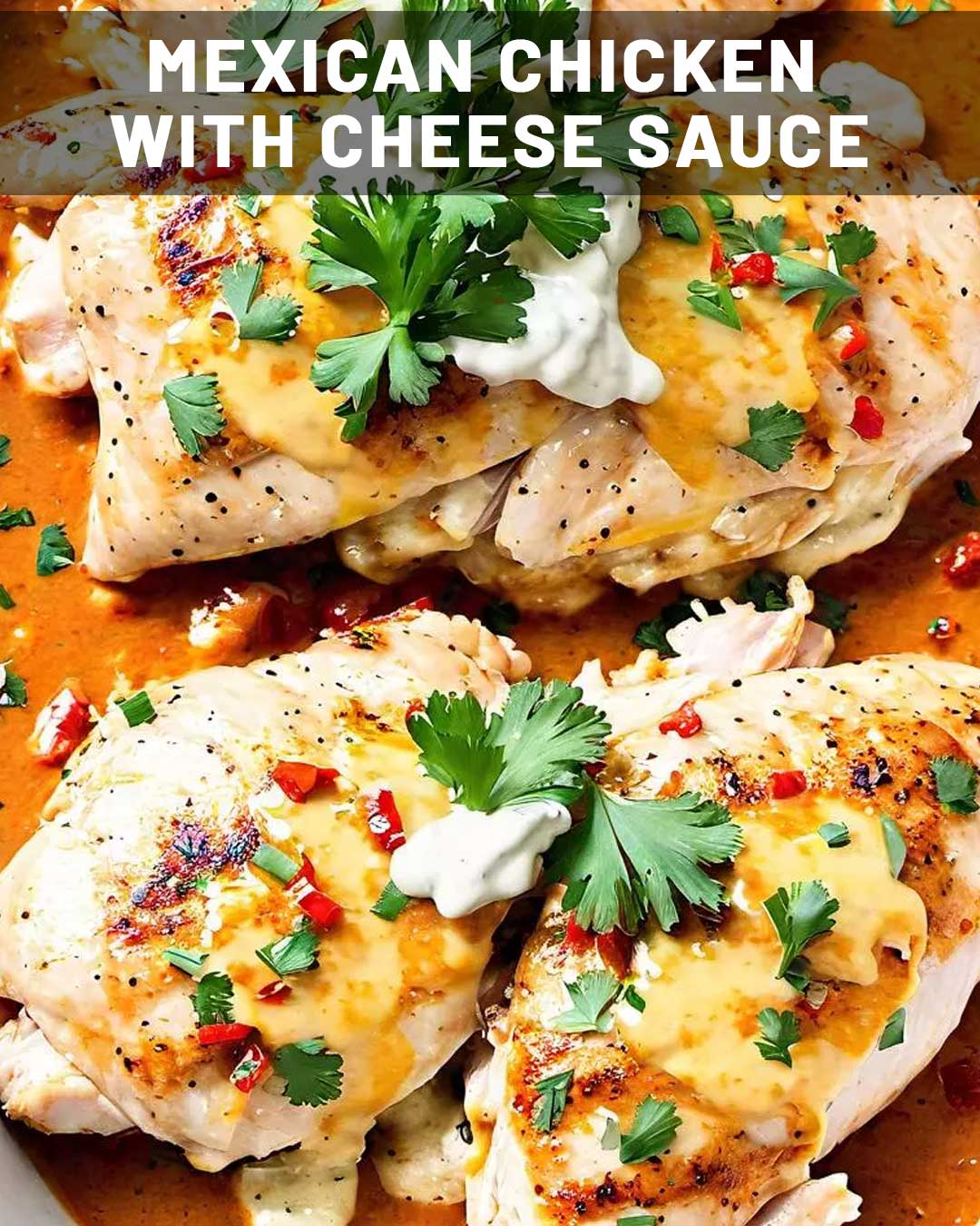 Mexican Chicken with Cheese Sauce 99easyrecipes