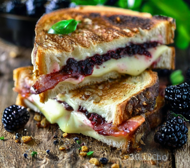 blackberry bacon grilled cheese 99easyrecipes