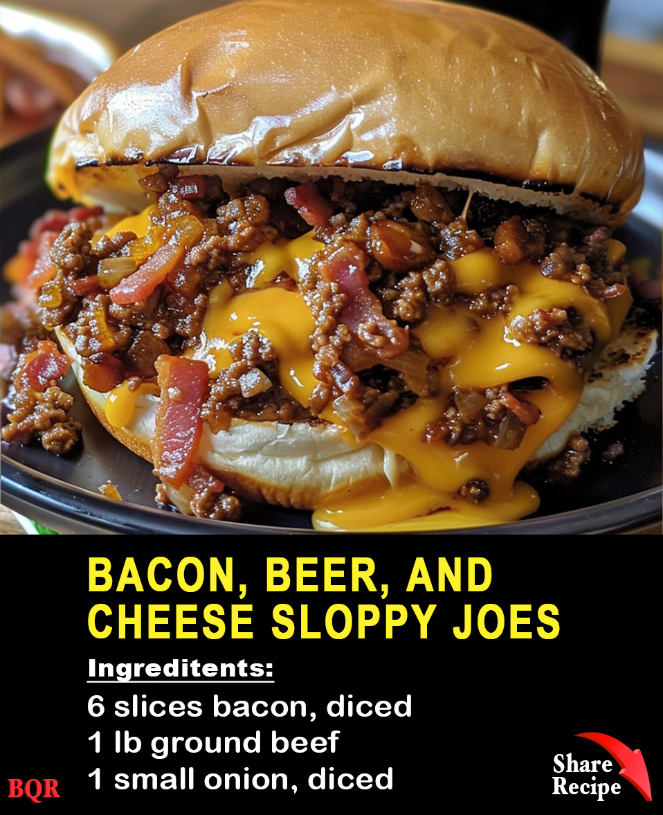 Bacon, Beer, and Cheese Sloppy Joes Recipe 99easyrecipes