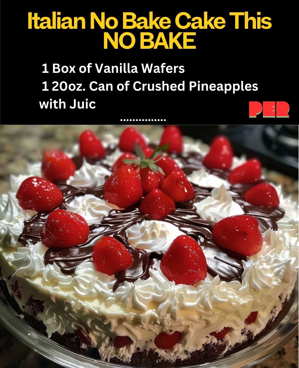 Italian No Bake Cake This NO BAKE 99easyrecipes