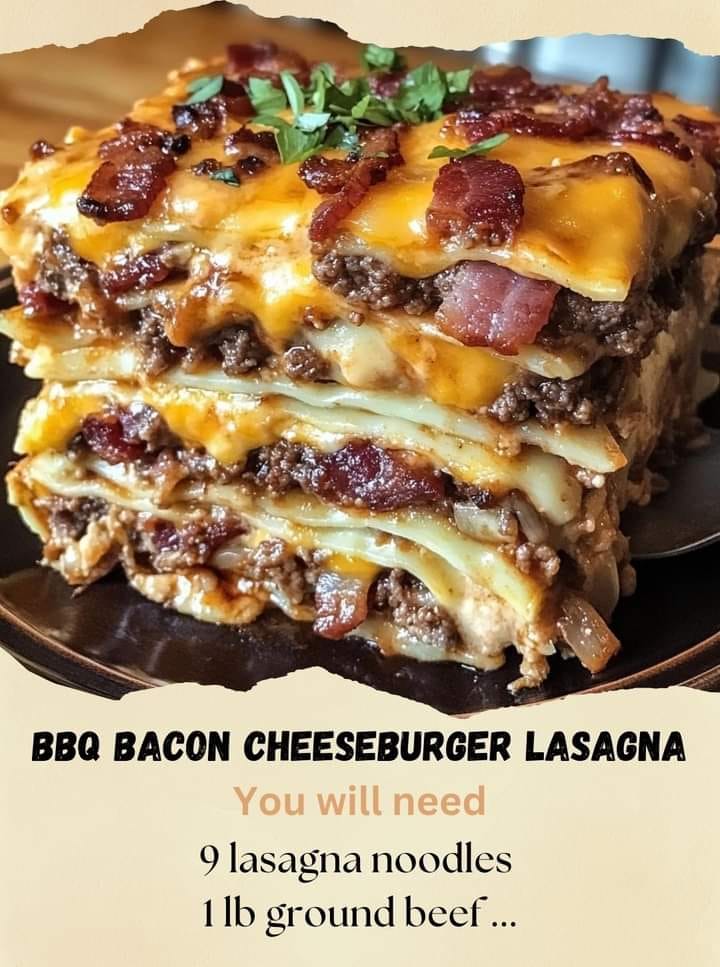 BBQ Bacon Cheeseburger Lasagna Page 2 99easyrecipes